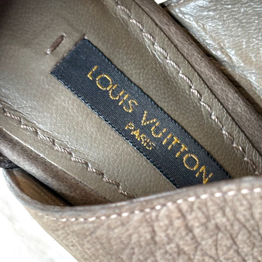 Authentic Louis Vuitton Corfu Women's Leather Gladiator Lace Up Sandals US Sz 5 - Picture 11 of 15